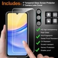 thumbnail image 2 of for Samsung Galaxy A15 5G Case with Tempered Glass Screen Protector & Camera Lens Protector,Heavy-Duty Tough Rugged Slim Shockproof Phone Case for Galaxy A15 5G (6.5", 2024)[Dark Blue], 2 of 13