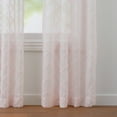 thumbnail image 3 of Your Zone Diamond Clip Sheer Single Curtain Panel, Pink Starlight, 38"W x 95"L, 3 of 6