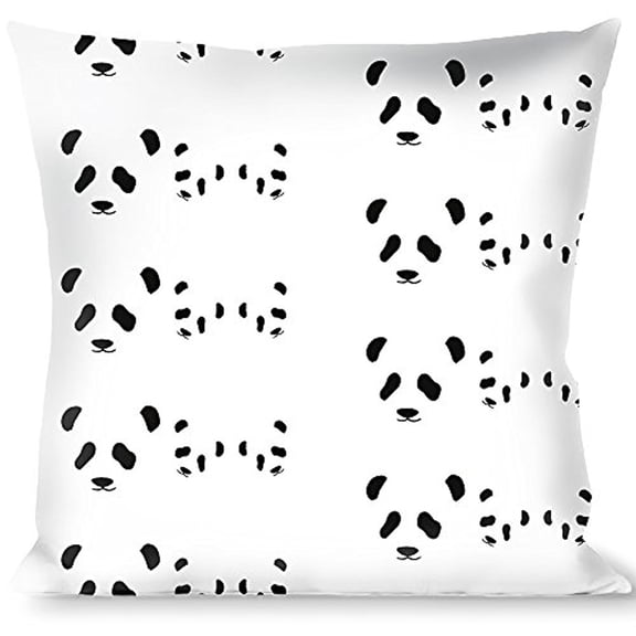 Buckle-Down Throw Pillow - Panda Bear Spots