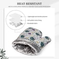 thumbnail image 4 of Sikiie Turtle Oven Mitts and Pot Holders Set, Kitchen Oven Glove High Heat Resistant with Non-Slip Silicone Surface for Cooking, 4 of 7