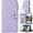 Purple, variant on for iPhone 11 Leather Phone Case Wallet Zipper Purse Lady Classic Diamond Quilted Folio Flip Cover Kickstand, Card Holder Cash Slot, Magnetic Closure, Hand Wrist Strap