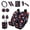 Football Flame, variant on FUIALDOLG Cat Plum Blossom Car Seat Accessories Full Set 15 Pieces Ink Wash Front and Rear Seats Cushions for Cars with Hanging Vehicle Trash Bin, Seatbelt Pads Auto Interior Accessories