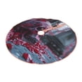 thumbnail image 2 of KLL Christmas Tree Skirt,Party Decorations Farmhouse for Christmas Decorations Holiday Party 36" -Gothic Red Skull Cemetery, 2 of 6