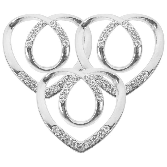 3pcs Scarf Ring Clips T Shirt Tie Clips Decorative Scarf Clasps Clothes Waist Buckle