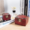 thumbnail image 5 of 1set 2pcs Decorative Treasure Box Wooden Treasure Chest Box Wooden Jewelry Keepsake Box for for Jewelry Toys Tarot Cards Gifts and Home Decoration, 5 of 7