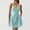 Light Blue, variant on Sakmal Summer Dresses for Women 2024 Solid Pleated Sports Sleeveless Comfort Fit Purple Mid-Length Slip Dress