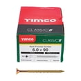 thumbnail image 3 of Timco - Classic Multi-Purpose Screws - PZ - Double Countersunk - Yellow (Size 6.0 x 90 - 100 Pieces), 3 of 3