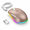 Gold, variant on Purple Wireless LED Mouse with Built-In Mover Rechargeable 2-in-1 Device for Laptops