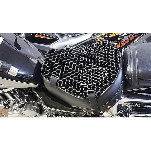 Funda para asiento de motocicleta, de secado rápido, universal, transpirable, para asiento de motocicleta, funda protectora de malla antideslizante para el sol Rojo Verde Cocina, Decoración y Otros