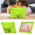 thumbnail image 4 of for Amazon Kindle Fire HD8 / HD8 Plus 2024/2022/2020 Case for Kids with 90° Rotatable Folding Butterfly Stand Shoulder Strap Cover Heavy Duty Protection for HD8 / HD8 Plus 2024/2022/2020, Grassgreen, 4 of 6