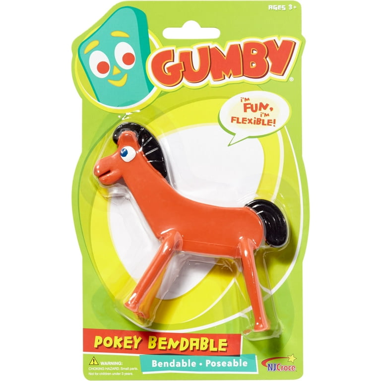 NJ Croce Gumby Pokey 5 Inch Bendable Figure, G054382011017