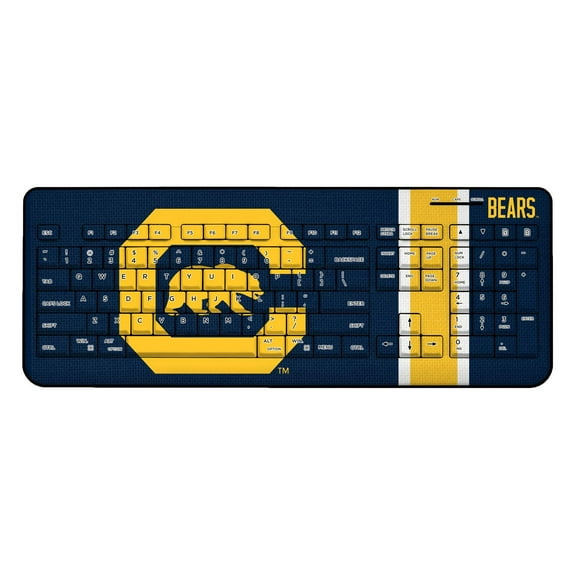 Keyscaper Cal Bears Stripe Design Wireless Keyboard