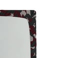 thumbnail image 3 of Ambesonne Abstract Boho Fitted Sheet, Jumble Shapes Surreal, California King, Burgundy Charcoal Grey, 3 of 5