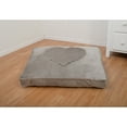 thumbnail image 2 of Precious Tails Plush Velvet Heart Fur Applique Pillow Pet Bed, 2 of 4