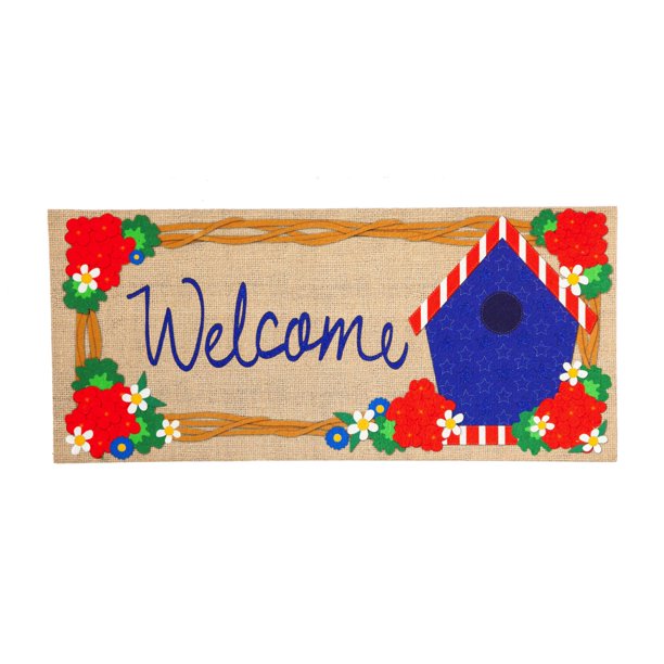 Evergreen Flag Sassafras Patriotic Wreath Switch Mat Insert