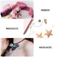 thumbnail image 2 of Weiweiguan 50pcs Jewelry Necklace Making Leather Crimp Ends Practical Ribbon Ends Clips, 2 of 7