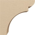 thumbnail image 3 of 6"W x 12"D x 12"H Classic Yorktown Rough Cedar Woodgrain TimberThane Corbel, Primed Tan, 3 of 6