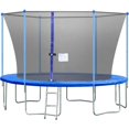 thumbnail image 1 of FDW Trampoline 12', Enclosure Outdoor Fitness Trampoline PVC Spring Cover Padding for Children, 1 of 7