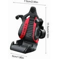 thumbnail image 2 of Phone Mount for Car Racing Seat Shape Phone Holder for Car Air Vent Cell Phone Car Mount with Metal Clip car Accessories for All Other Smartphones 360° Rotation Phone Holders for Your car Red, 2 of 5
