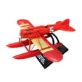 thumbnail image 1 of Avión de metal fundido a presión, hidroavión decorativo de mesa, recuerdo coleccionable, avión acuático para el hogar, estantería, bar o mueble de TV. Estilo C, 1 of 7