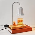 thumbnail image 4 of Lámpara Calentadora de Velas Eléctrica de Madera Sunnimix Quemador de Cera Blanco, 4 of 7