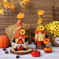 thumbnail image 5 of Moocorvic Fall Decor Felt Gnome With Hats, 11'' Thanksgiving Table Centerpiece Tiered Tray Decor Gnome Gifts Decoration for Home, 5 of 6