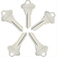 thumbnail image 4 of Llaves en SC1 Paquete de Llaves en de 100 Piezas Llave en Casa Oficina Llave en de Latón, Plata, 4 of 6