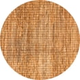thumbnail image 1 of Ahgly Company Indoor Round Abstract Orange Modern Area Rugs, 6' Round, 1 of 4