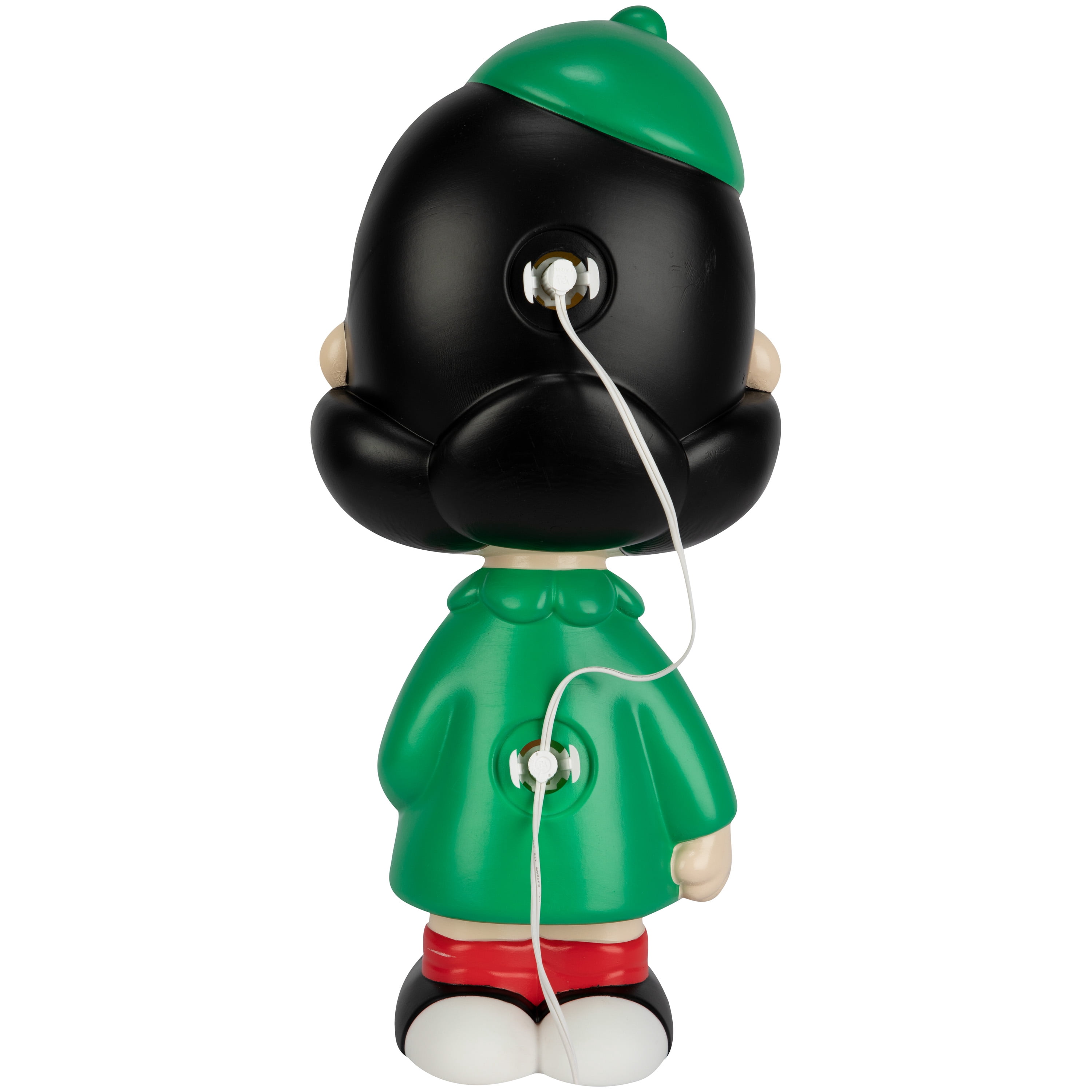 Christmas Lighted Blow Mold Decor Lucy with Present Peanuts 22 in