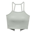 thumbnail image 1 of Bra for Women with Halter Neck, Removable Pads, Seamless Backless Design, Stretch Polyester Fabric, Body-Conforming Fit, for Daily Wear, 1 of 9