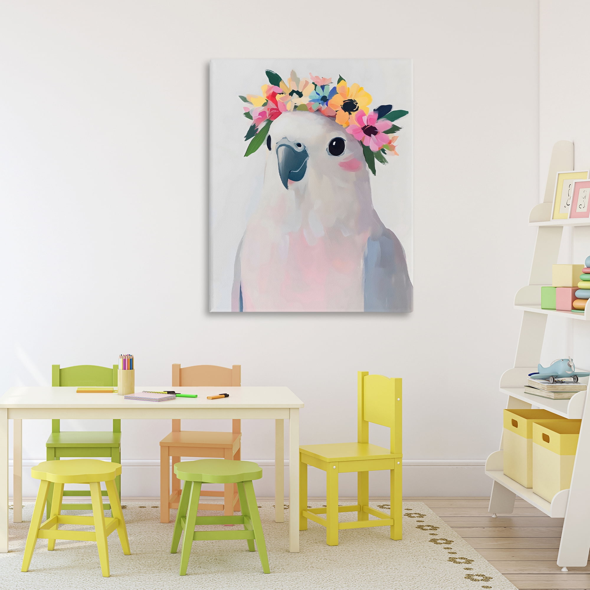 Stupell Industries Flower Crown Dove Canvas Wall Art, design by The Prints Vibe