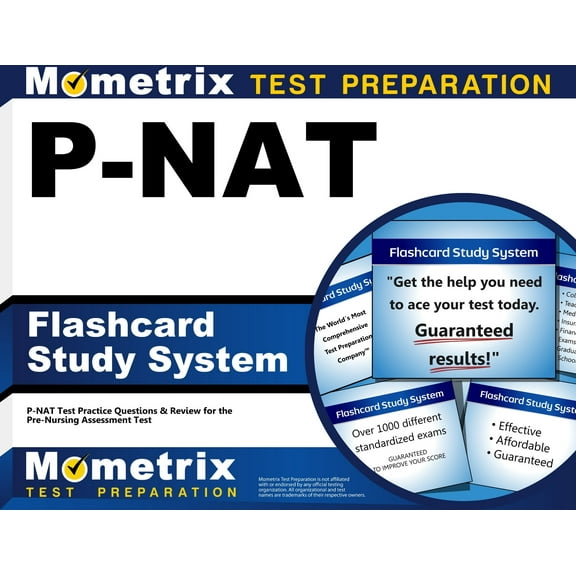 P-Nat Flashcard Study System : P-Nat Test Practice Questions & Review for the Pre-Nursing Assessment Test (Cards)