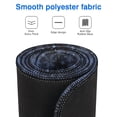 thumbnail image 3 of Long Mouse Pads for Desk,Dark Blue Christmas Snowflake Pattern Desk Mats on Top Of Desks, Desk Mouse Pad Extra Large with 3mm Non-Slip Base and Stitched Edge for Gaming,Office,Work,Home 47.3x23.6in, 3 of 5