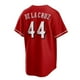 thumbnail image 3 of Camiseta de béisbol de los Cincinnati Reds para hombre DELACRUZ 44# STEER 7# INDIA 6# Réplica para adultos Nombre del jugador Camiseta deportiva M, 3 of 4