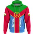 thumbnail image 3 of Sudadera con capucha y cremallera con el emblema nacional de Eritrea para hombre, ropa informal, sudadera deportiva con capucha para hombre, 3 of 4