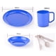 thumbnail image 4 of de vajilla para acampar de 6 uds, reutilizable, cuenco, taza, suministros de cocina, taza con y tenedor para 1 , para, 4 of 9