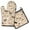 Pugs and Flowers-1, variant on Pugs and Flowers Kitchen Oven Mitt and Pot Holder Sets 2 Pcs for Baking, Cooking and Grilling, Heat Resistant Up To 392 °F