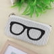 thumbnail image 4 of Estuche portátil con cremallera para guardar anteojos Estuche para anteojos de fieltro blanco, 4 of 8