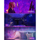 thumbnail image 4 of Lampara  Bloosom Proyector De Galaxias Forma De Huevo Con Bluetooth Morado, 4 of 4