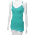 thumbnail image 4 of Kaylee_xo Women's Lace Camisole Layering Basic Solid Spaghetti Strap Tunic Tank Top, 4 of 5