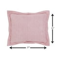 thumbnail image 5 of Better Trends 3-Piece Queen Bedspread Set 100% Cotton Chenille, Soft & Cozy Stripe Pattern, All-Season Bedding, Machine Washable (Pink) Jullian Collection, 5 of 8