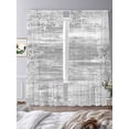 thumbnail image 2 of Grey Coastal Sheer Curtains 84 Inch Length 2 Panels Set, Summer Ocean Sea Ombre Starfish Corals Voile Window Treatment Rod Pocket Curtains Sheers Drapes for Bedroom/Living Room/Kitchen 52"x84"x2, 2 of 7