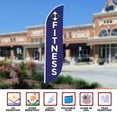 thumbnail image 6 of Fitness Sign feather flag Pole Kit for Outdoor by Mavis Printing | 15 FEET Long Polyester Outdoor Banner Flag Stand for Easy Hang | HD Print Swooper Flag Pole Mount to Advertise Fitness, 6 of 7