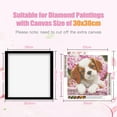 thumbnail image 3 of ZYNERY 10Pack Diamond Painting Frames, Diamond Art Frames for 12x12in/30x30cm Diamond Painting Canvas, Diamond Painting Accessories Magnetic Frame for Wall Window Door Home Decor (Inner Size 25x25cm), 3 of 8