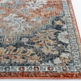 thumbnail image 3 of Pescara Blue and White Woven Area Rug, 3 of 7
