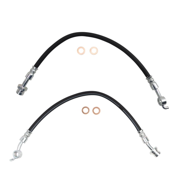 Trq Juego De Mangueras De Freno Trasero Lado Del Conductor Y Del Pasajero Compatible Con Hyundai Tucson 2019-2020 2017-2022 Kia Sportage