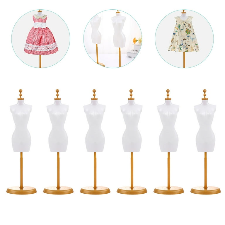 Frcolor Doll Clothes Dress Mannequin Display Supports Mannequin Forms Form Girl Form Racks Model Display Gown Mannequins Torso, Kids Unisex, Size