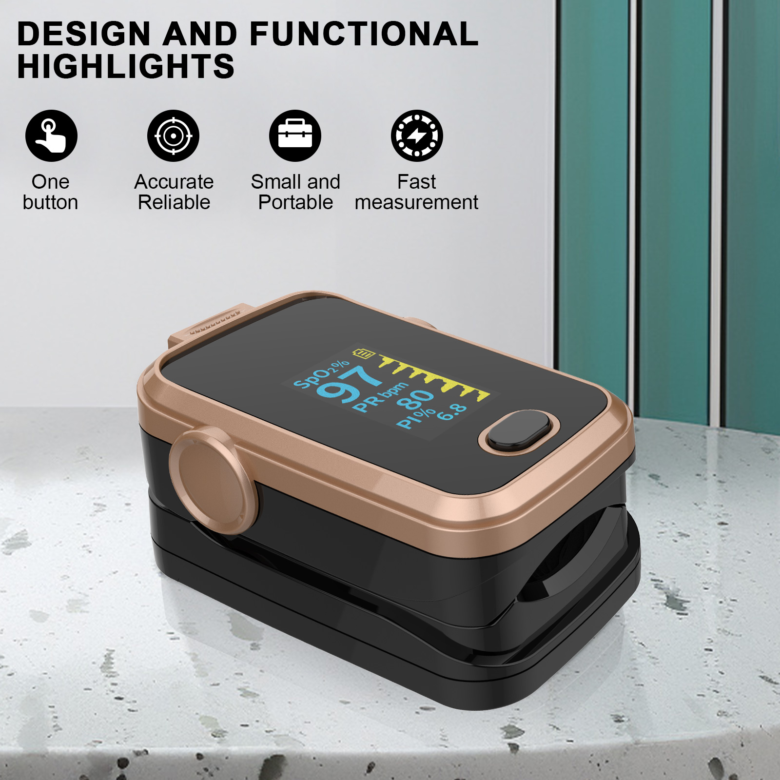 Leraise Fingertip Pulse Oximeter A310E photo 6