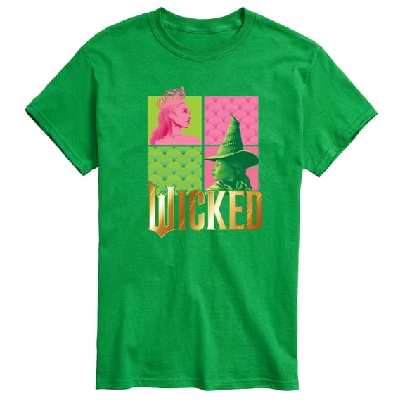 Wicked - Glinda and Elphaba Logo - Men's Short Sleeve Graphic T-Shirt