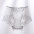 thumbnail image 2 of KHONTS Women's Mulberry Silk Brief Panties Lace Trim Breathable Comfortable Hipster Skin Underwear Light Gray XS, 2 of 3